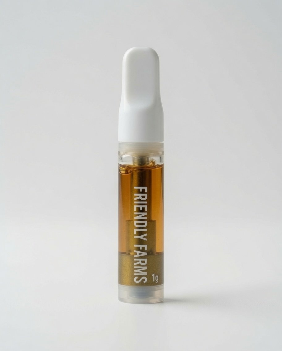 Passion Zmoothie Live Resin Cartridge Friendly Farms full product presentation